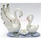 Фигурка фарфоровая «Лебеди» белые 10 см - фото 139688