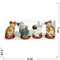 Фигурки из полистоуна (KL-1568) крыса символ 2020 года 4 шт/набор - фото 140588