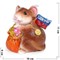 Копилка из полистоуна (KL-1572) крыса символ 2020 года - фото 140590