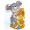 Фигурка из полистоуна (KL-1547) крыса с сыром символ 2020 года - фото 140604