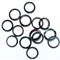 Кольцо из черного полосатого агата (размеры в ассортименте) - фото 141000