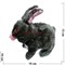 Кролик музыкальный прыгающий 12 шт/упаковка символ 2023 года - фото 144735