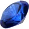 Кристалл «бриллиант» 9,5 см синий - фото 145487