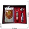 Набор подарочный Фляга Россия, брелок, нож (1515) - фото 145491