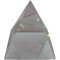 Кристалл Пирамида прозрачная 5 см в твердой коробочке - фото 145506