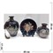 Набор Две вазы и тарелка (2277) из керамики - фото 145829