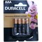 Батарейки Duracell AAA 4 шт/уп - фото 146221
