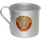 Кружка алюминиевая 0,5 л «герб СССР» - фото 146841
