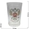 Стакан граненый 250 мл «Орел герб России» наклейка - фото 146973
