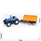 Игрушка машинка детская Трактор с прицепом - фото 147687