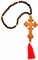 Деревянный крест с четками 50 шт/уп - фото 149864