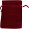Чехол подарочный замша бордовый 13x18 см 50 шт/уп - фото 153555