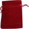 Чехол подарочный замша бордовый 13x18 см 50 шт/уп - фото 153556