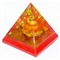 Карандашница пирамида 6 см Бык Символ 2021 года с глицерином - фото 154349