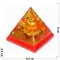 Карандашница пирамида 6 см Бык Символ 2021 года с глицерином - фото 154350