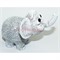 Слон 8 см из мраморной крошки ручная работа - фото 154411