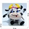 Копилка (KL-3222) Корова с бантиком Символ 2021 года 12 шт/уп - фото 157220