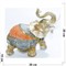 Фигурка слона (KL-562) из полистоуна 20 см - фото 157364