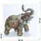 Фигурка слона (KL-579) из полистоуна 23 см - фото 157370