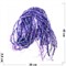 Аметист натуральный цвет насыщенный 6 мм нитка бусин 40 см - фото 158783