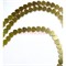 Нитка бусин гематит 6 мм в виде сердца под золото 81 шт длина 40 см - фото 158934