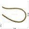 Нитка бусин гематит 10 мм круглый под золото длина 40 см - фото 159059