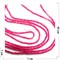 Нитка бусин из розового агата рондель 40 см - фото 159308
