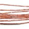 Нитка бусин из коричневого авантюрина 30 шт длина 40 см - фото 159315