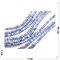 Нитка бусин из синего лазурита 80 шт длина 40 см - фото 159322