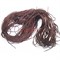 Гайтан шнурок для креста 70 см коричневый шелковый - фото 160000