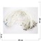 Гайтан шнурок для креста 70 см белый шелковый - фото 160007
