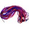 Гайтан шнурок для креста 45 см яркий цветной (греческий шелк) - фото 160008