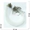 Гайтан шнурок 60 см прозрачный 100 шт в связке - фото 160423