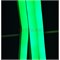 Лента неоновая зеленая с блоком (светодиодная двусторонняя) 5 м - фото 160898