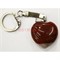 Брелок из яшмы «сердце» большое - фото 161014