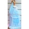 Кукла подвеска брелок в голубом платье с фатой 4 шт/уп - фото 161093