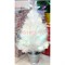 Елка белая со звездой украшенная 60 см - фото 161099