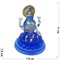 Лакшми статуэтка прозрачная (NS-871) синяя 11 см высота - фото 161133