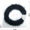 Резинка (E-376) черная со стразами 100 шт/уп - фото 161403