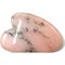 Гуаша массажер из розового кварца сердце малое 5 см - фото 161575