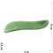 Гуаша из светло-зеленого нефрита 10 см - фото 161657