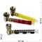 Трубка стеклянная D&K glass pipe 8320 цветная - фото 162441