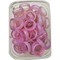 Кольцо из розового кварца граненое (разные размеры в ассортименте) - фото 162520