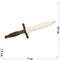 Нож деревянный 24 см - фото 163231