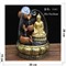 Фонтан 26 см (1141) Будда из полистоуна - фото 163584