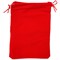 Чехол подарочный замша красный 13x18 см 50 шт/уп - фото 163750