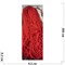Нитка толстая из греческого шелка 200 м красная - фото 164374