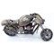 Фигурка металлическая мотоцикл цвет металл 13 см - фото 164455