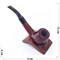 Трубка курительная матовая (TR-20.17.1) деревянная - фото 164482