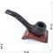 Трубка курительная (TR-19-01) деревянная - фото 164488